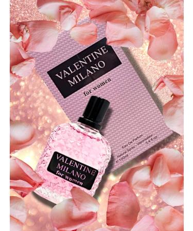 Valentine Milano Eau de Parfum Amber Floral fragrance for women3.4 Fl.oz - Buy Online on GoSupps.com