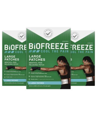 Biofreeze Pain Relief Patch, Large, 15 Patches