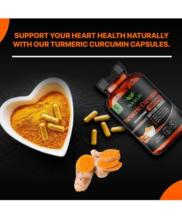 High Potency Turmeric Curcumin with BioPerine - USA Made Natural Joint Support - 90 Capsules by Nutra Life - Buy Online on GoSupps.com