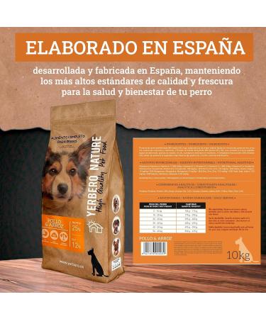 Yerbero Nature Chicken and Rice Premium Dog Food 10 kg - Buy Online on GoSupps.com