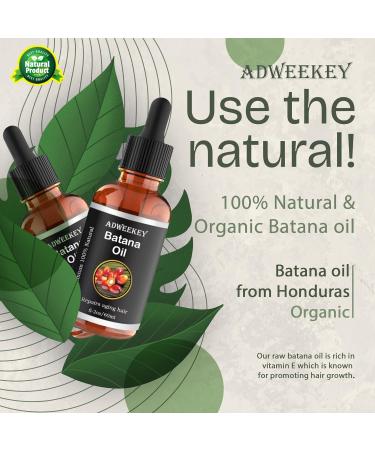 Organic Batana Oil for Hair Growth | 100% Pure | Promotes Hair Wellness for Men & Women | Enhances Radiance | 2.0 Oz - Buy Online on GoSupps.com