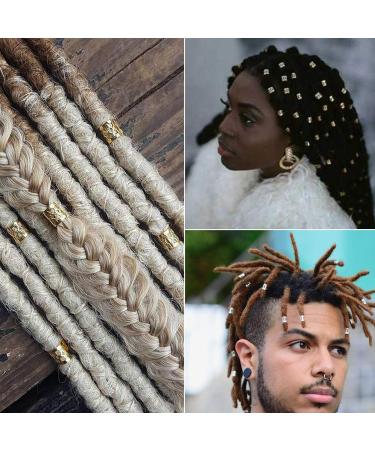 Ymwalk 200 Hair Jewelry for Braids - Metal Cuffs Beads Clips & Coils with Storage Box | Perfect Dreadlock Decorations - Buy Online on GoSupps.com