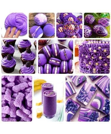 Premium Sugar-Free Liquid Food Coloring - 160ml for Baking Cakes Cookies & DIY - Lila - Buy Online on GoSupps.com