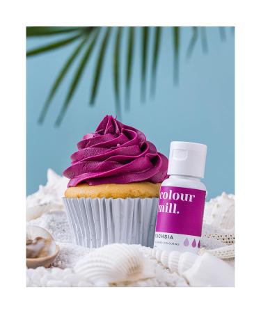 Color Mill Oil Blend Food Color - Fuchsie 20ml | Perfect for Chocolate Fondant Cupcakes & Baking - International Shipping Available - Buy Online on GoSupps.com