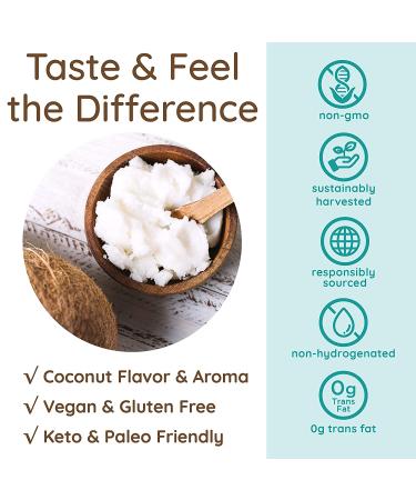 Organic Virgin Coconut Oil 54 fl oz for Cooking, Baking & Beauty | Cold-Pressed, Unrefined | Deep Moisturizer | by as-is - Buy Online on GoSupps.com