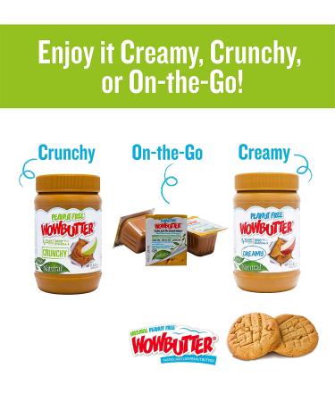 WOWBUTTER Creamy Plant Protein Spread, Peanut and Tree Nut Free, Non-GMO Soy, 1.1 Pound (Pack of 6) - Buy Online on GoSupps.com