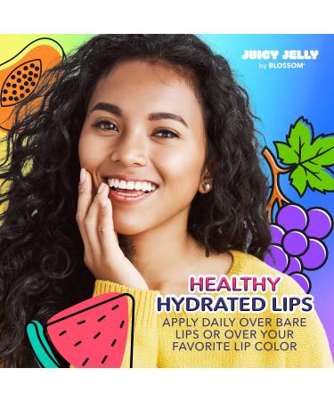 Blossom Juicy Jelly Lip Oil & Color Changing Lip Balm Bundle - Watermelon/Red - Buy Online on GoSupps.com
