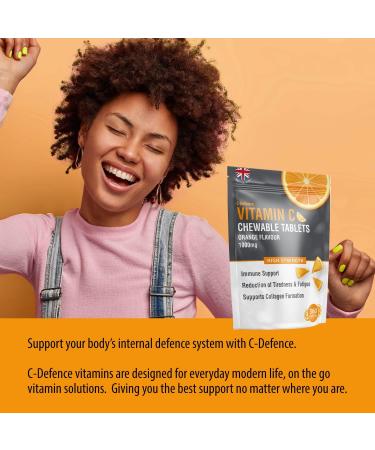 Vitamin C 1000mg Chewable Tablets - 360 Count - Immune Health Support - Reduce Cold Symptoms and Fatigue - Pack of 1 - Buy Online on GoSupps.com