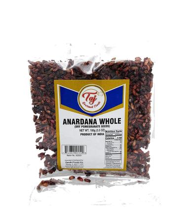Taj Premium Indian Anardana Whole Seeds (Pomegranate) - 3.5 oz - Buy Online on GoSupps.com