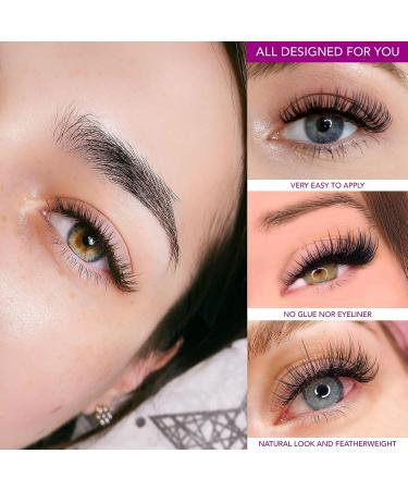 8PCs Self Adhesive False Eyelashes - Natural Look, Reusable & Glue-Free - Buy Online on GoSupps.com