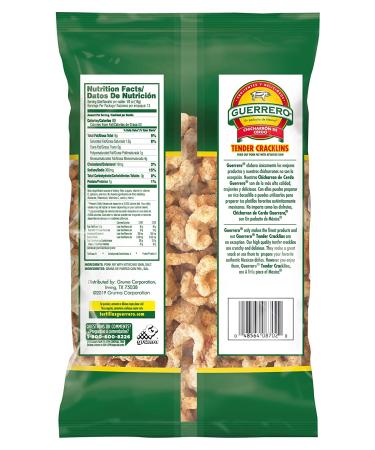 Guerrero Tender Cracklin 6.5 oz - Authentic Mexican Pork Rinds - Buy Online on GoSupps.com