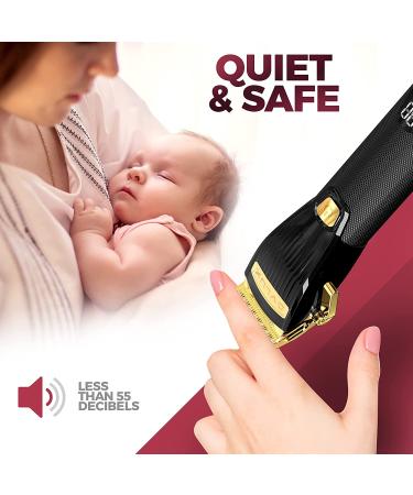 OVLUX Professional Hair Clippers for Men - Rechargeable Cordless Trimmer with 12 Guide Combs and Storage Case - Adjustable Taper Length 0.8-2mm - Buy Online on GoSupps.com