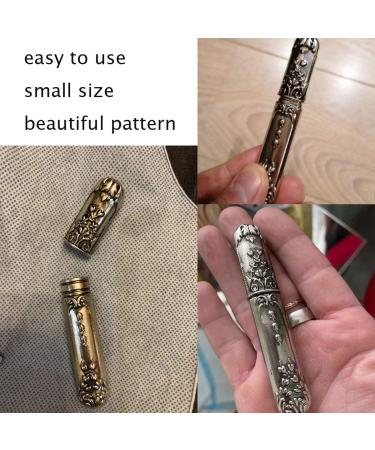 Portable Sewing Needle Storage Case - Vintage Embroidery Holder Box for Hand Sewing Needles - DIY Sewing Tools (Silver) - Buy Online on GoSupps.com