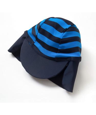 Baby Boys Sunsuit UPF 50+ Sun Protection One Piece Swimwear Set with Sun Hat - Stripe Turtle, 18-24 Months - Buy Online on GoSupps.com