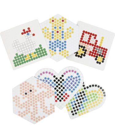 XL Giant Biggie Fuse Bead Kit - 2,000 Pieces - Immediate Shipping - Includes 3 XL Pegboards, 13 Colors, 6 Templates, Ironing Paper, and Storage Case - Perfect for Perler Pixel Art Crafts and Kids Holiday Parties - Buy Online on GoSupps.com