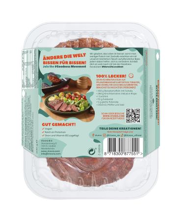 Vivera Veganes Steak 200g - Plant-Based Delicious & Healthy International Shipping - Buy Online on GoSupps.com