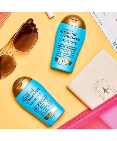 Ogx Renewing Argan Oil of Morocco Shampoo & Conditioner Travel Size - 3 Oz Each - Buy Online on GoSupps.com