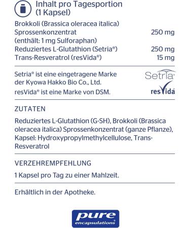 Pure Encapsulations Broccoli Plus - 60 Capsules | Premium Antioxidant Support | Shop Internationally - Buy Online on GoSupps.com