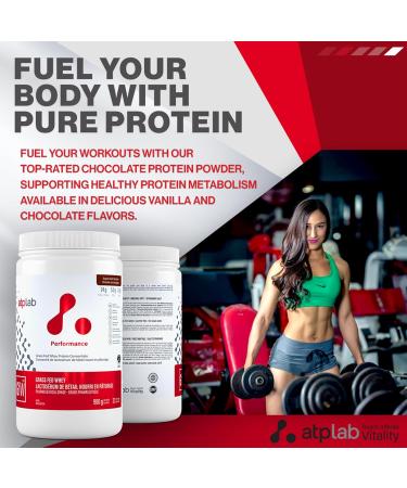 ATP LAB - Grass Fed Whey Protein Powder 900g (Chocolate Flavour) - Whey Protein Powder - Whey Protein Concentrate - Immune Recovery Muscle Growth Dark Chocolate 23 Servings (Pack of 1) - Buy Online on GoSupps.com