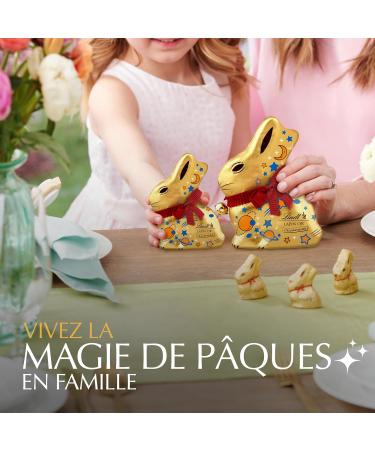Lindt - Moulage LAPIN OR Edition Solidaire - Chocolat au Lait - Id al pour P ques 200g Lait Solidaire - Buy Online on GoSupps.com
