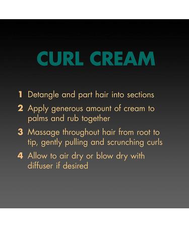 Black is Beautiful Curl Cream - Sulfate Free for Curly Hair - Coconut Oil, Honey & Turmeric - 7.6 fl oz - Buy Online on GoSupps.com