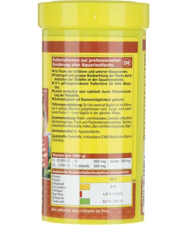 JBL NovoTab Complete Food for Carnivorous Aquarium Fish - 250ml Tablets | Best Freshwater & Marine Fish Diet | International Shipping - Buy Online on GoSupps.com
