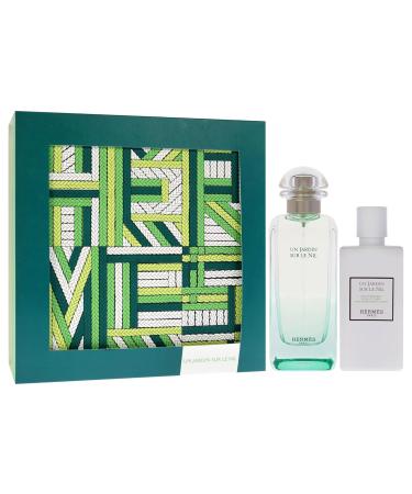 Hermes Un Jardin Sur Le Nil for Women - 2 Pc Gift Set 3.4oz EDT Spray 2.7oz Body Lotion - Buy Online on GoSupps.com