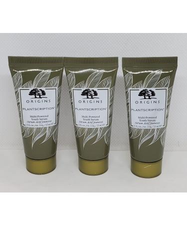 Lot of 3 Origins Plantscription Multi-Powered Youth Serum mini 0.17 oz 5ml Total 15ml