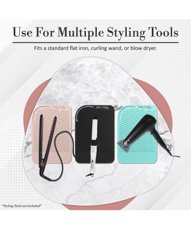 Milaya Beauty Large Silicone Styling Station Mat - Heat Resistant for Hair Irons, Curling Irons & Straighteners | Perfect for Hair Tools, Salon Stylists & Home Use - Buy Online on GoSupps.com