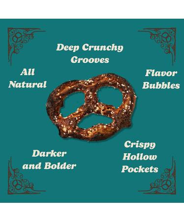 Unique Snacks Extra Dark Splits Pretzels - Vegan, Non-GMO, Kosher 11oz (Pack of 12) - Buy Online on GoSupps.com