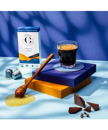 CRU Kafe Lungo Espresso Strong Nespresso Compatible Coffee Pod Capsules 20 Pods Complex and Full Bodied Coffee 10 count (Pack of 2) - Buy Online on GoSupps.com
