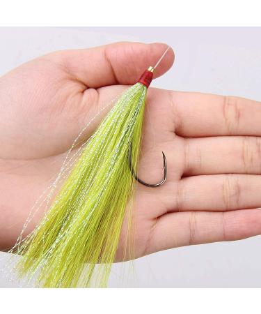 FUSIGO Fishing Bucktail Teaser Kit - Saltwater Cod Bucktail Lures - 9pcs/18pcs Mixed Colors - Buy Online on GoSupps.com