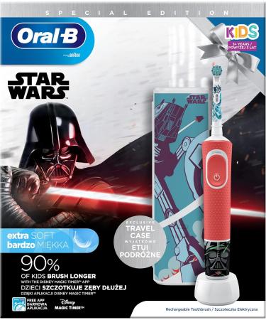 Buy Vitality D100 Electric Toothbrush for Children - Star Wars Design with Travel Case | International Shipping Available - Buy Online on GoSupps.com