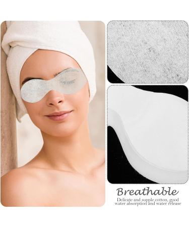 VOSAREA Patchs Hydratants Yeux en Feuilles 200 Pi ces Compresses de Coton 100% Pur Coton Doux et pais Masque Oculaire Jetable DIY pour Soin des Yeux Usage Cosm tique et Beaut  - Buy Online on GoSupps.com