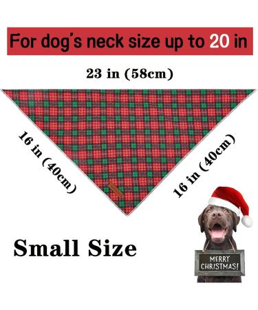 Buy Unique Christmas Red & Green Grille Dog Towel | Washable Cotton Adjustable Latz for Small & Medium Dogs/Cats - Perfect Gift! - Buy Online on GoSupps.com