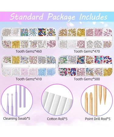 Tooth Crystal Gems Gem Jewelry Teeth Crystal for Women Men - Long-Lasting Shine Tooth Decoration Beginner-Friendly for Travelling Dating  - Buy Online on GoSupps.com