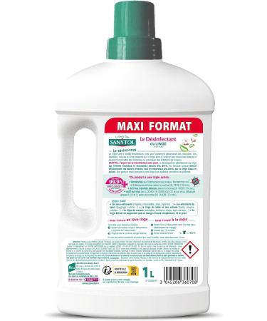 Sanytol Laundry Disinfectant Aloe Vera Cotton Flowers 1 Liter - Pack of 3 - Buy Online on GoSupps.com