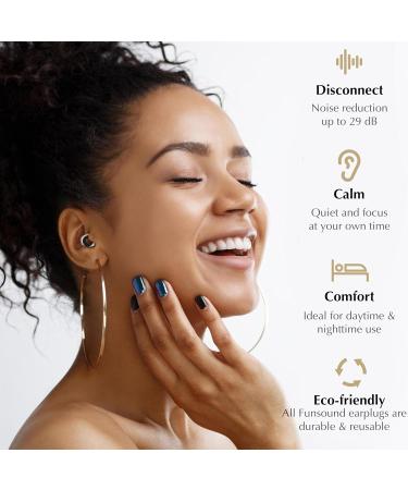 Fita+ Quiet & Showy Ear Plugs - Noise Reduction for Concerts (Silver-vine) | Premium Comfort & Sound Protection - Shop Internationally - Buy Online on GoSupps.com