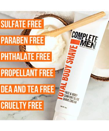 Sensitive Skin Shaving Cream for Men | Irritation-Free Face & Body Glide | Protect Against Razor Burn - Everyday Comfort - Buy Online on GoSupps.com