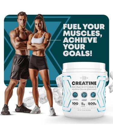 Performance Micronized Creatine Monohydrate Powder - 5000mg 100 Servings Unflavored Gluten Free Non-GMO Vegan - International Shipping Available - Buy Online on GoSupps.com