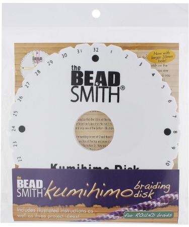 Round Kumihimo Disk - 6 Diameter, 3/8 Dense Foam - Jewelry Braiding Tool by Beadsmith - Buy Online on GoSupps.com