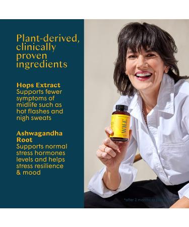 Wile Perimenopause Supplement: Menopause Support Capsules with Ashwagandha & Black Cohosh for Hormone Balance, Hot Flashes, Night Sweats, PMS & Mood - Women's Health - Buy Online on GoSupps.com