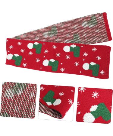Pretyzoom Christmas Snowflake Scarf - Elegant Winter Scarves for Women | Holiday Gifts & Knitting Design (124x19cm) - Buy Online on GoSupps.com