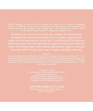 Urtekram Nordic Berry Shampoo Formule Hydratante & R paratrice avec Aloe Vera & M re Arctique Cheveux Normaux Secs Douceur & Brillance Vegan & Naturel 500 ml 500 ml (Lot de 1) - Buy Online on GoSupps.com