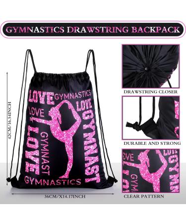 17-Piece Gymnastics Gifts Set for Girls & Women | Drawstring Backpack, Makeup Bag, Hair Ties | Ideal for Gymnasts, Coaches & Enthusiasts - Buy Online on GoSupps.com