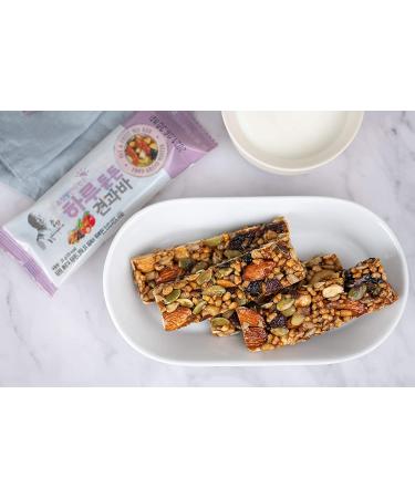 KANG BONG SEOK Korean Fruit & Nut Bars - Healthy Asian Snacks Box (20 Counts, 0.88 Oz each) | Energy Snack - Buy Online on GoSupps.com