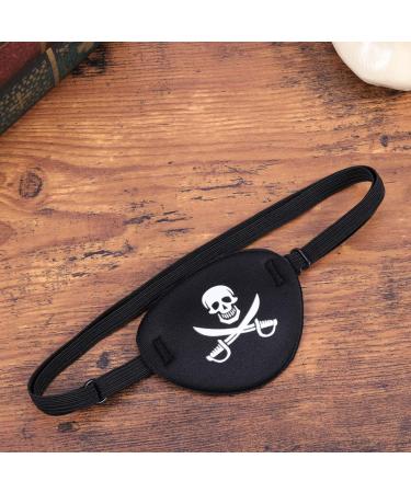 Besportble Halloween Pirate Eye Patch - Skull Crossbone Eye Mask for Women, Teenagers, Men, Children - Buy Online on GoSupps.com