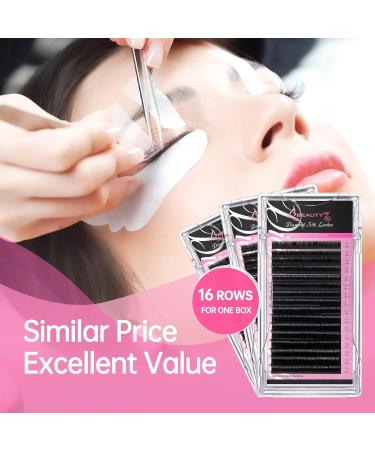 Shop WeiMB Individual Black Volume Eyelashes - 1:1 Glossy Silk Extensions D-Curl 0.20mm 8mm Length for Stunning Lash Looks - Buy Online on GoSupps.com