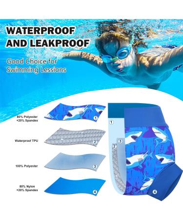 Flyish Direct Reusable Swimming Diaper for Babies | Waterproof Swim Diaper for Boys & Girls S/4T & L/4T - Perfect for Pool & Beach - Buy Online on GoSupps.com