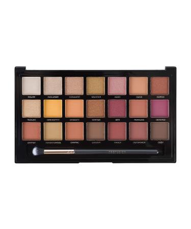 Profusion Cosmetics Siennas 21 Shade Eyeshadow Palette Bright, Long-lasting & Cruelty-free with Brush - Buy Online on GoSupps.com